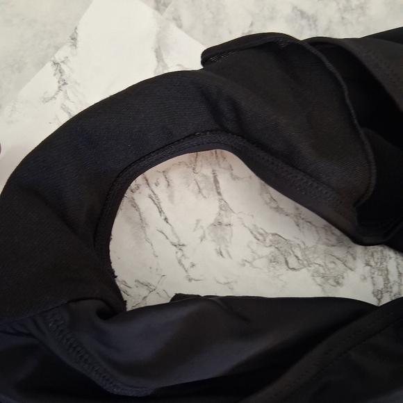 AQUABELLE Black and Blue Women's One-Piece Swimsuit Size 18W - Picture 8 of 11